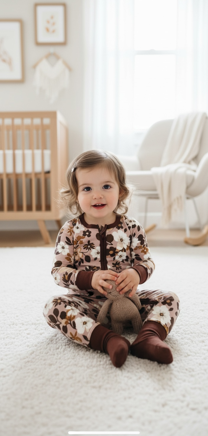 Purple Wild Flower Bamboo Sleeper