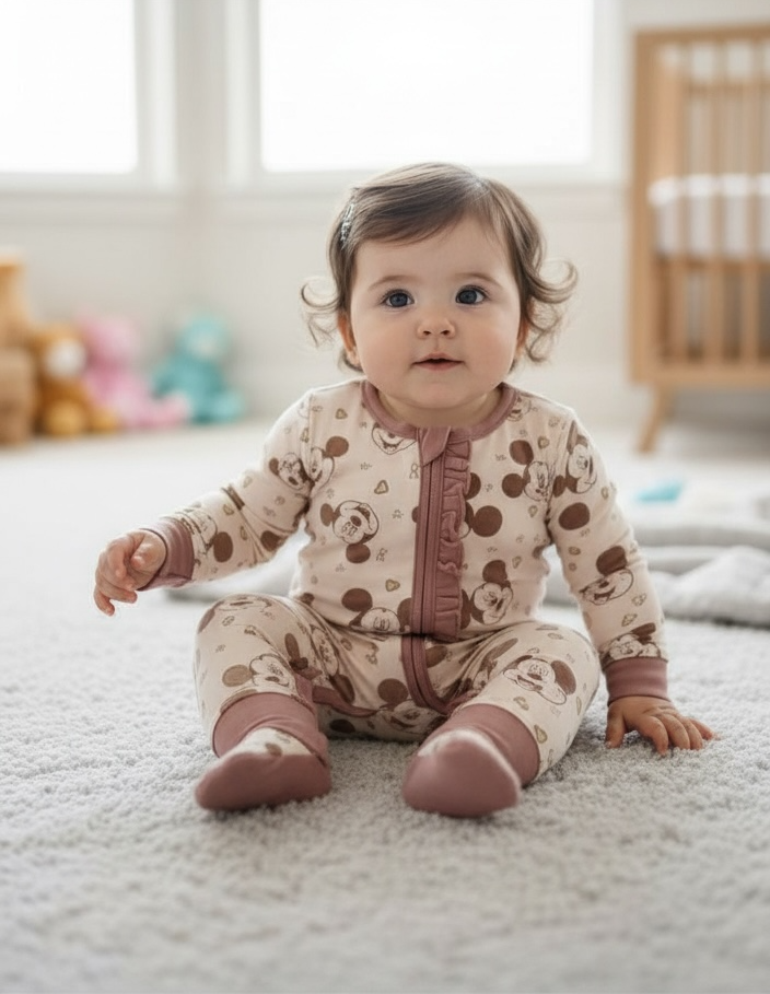 Mickey Ruffle Bamboo Sleeper